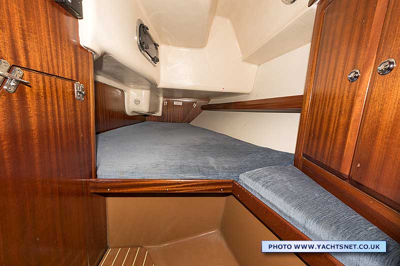 Aft cabin to port on 3-cabin version