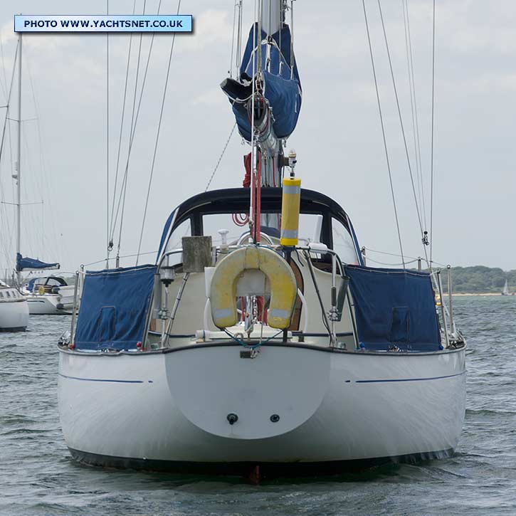 Moored stern