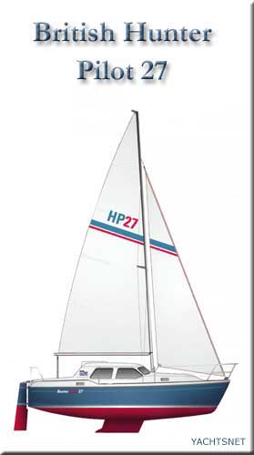 Hunter Pilot 27 sailplan