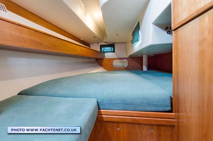 Aft cabin berth