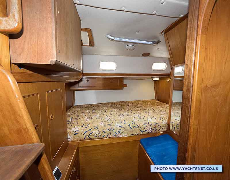 Aft double berth