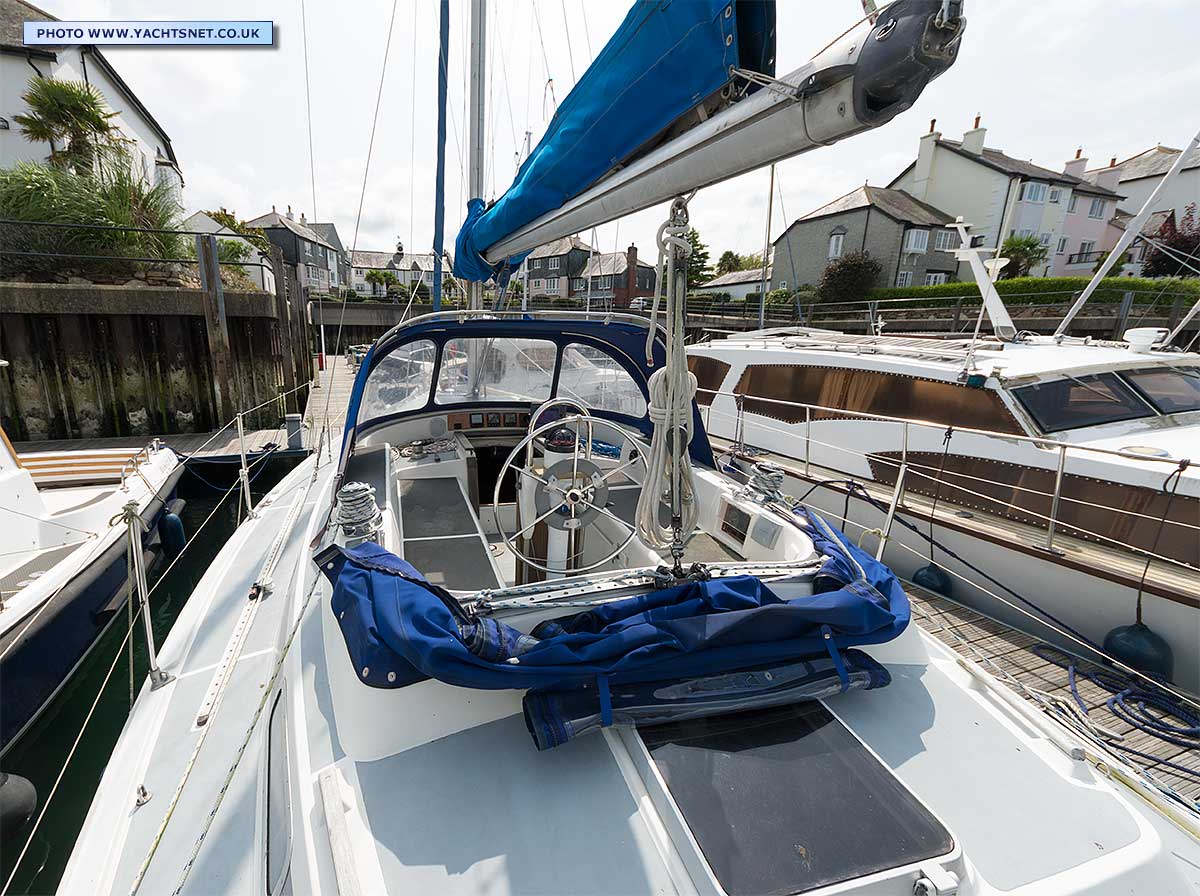 Cockpit from aft deck