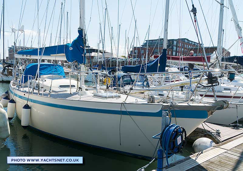 Moored starboard side