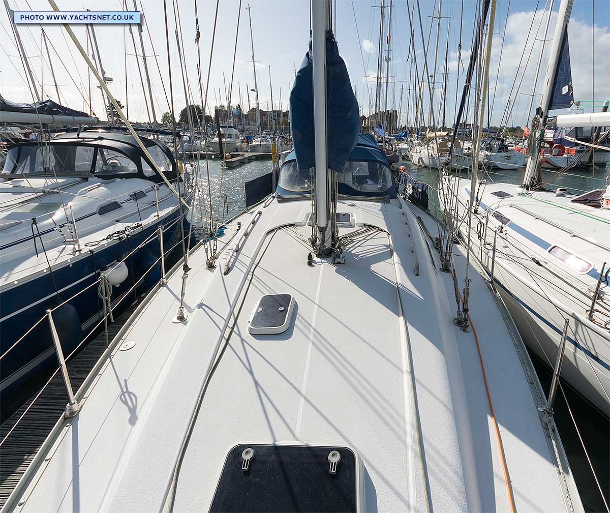 Deck aft