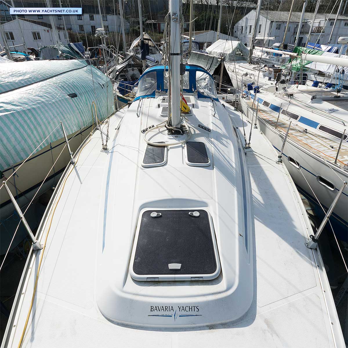 Deck aft