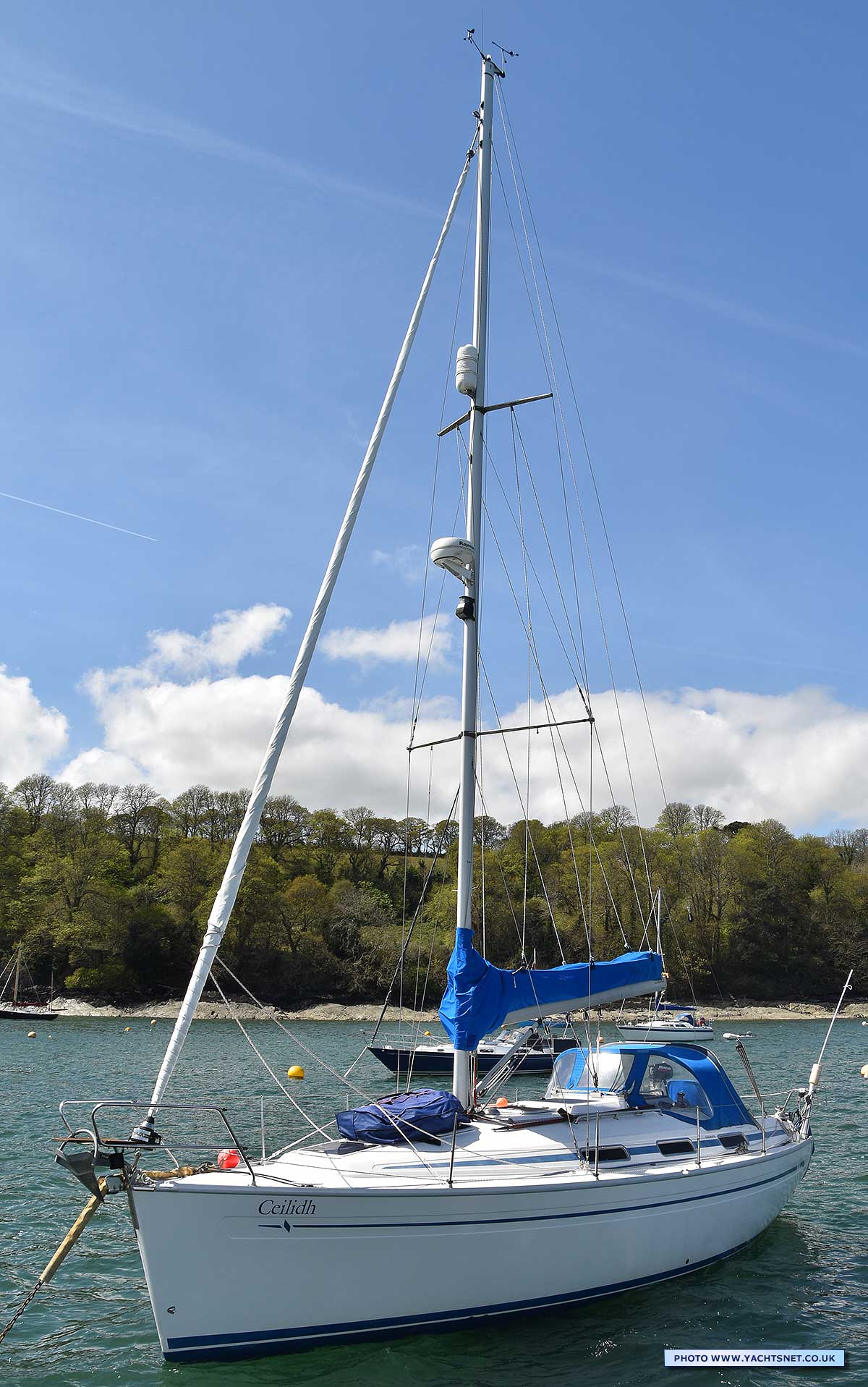 Moored showing rig